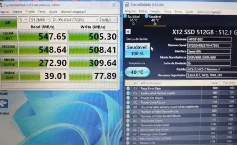 SSD 512gb novo e lacrado - Foto 2