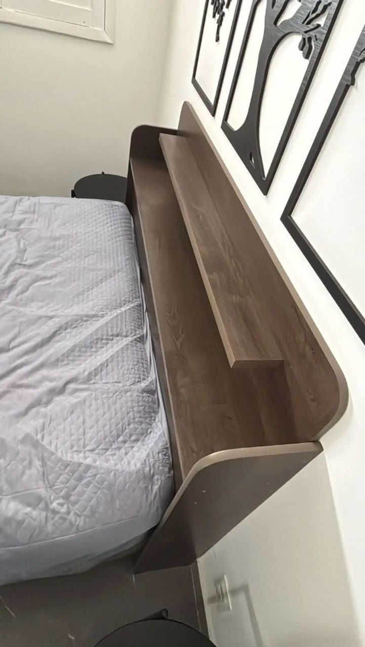 Cabeceira para cama de casal, perfeito estado - Foto 2