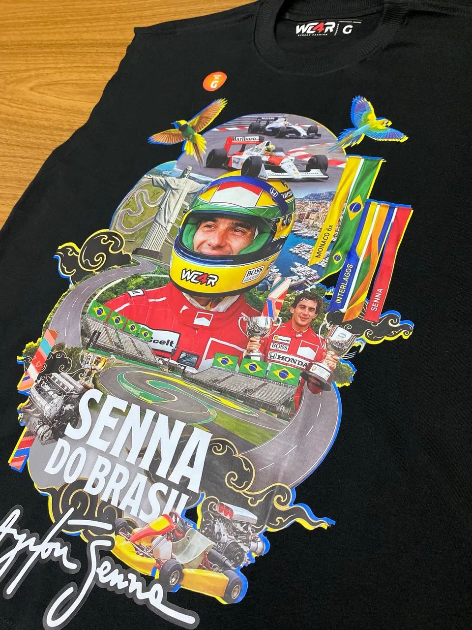 Regata Oversized Ayrton Senna  - Foto 3