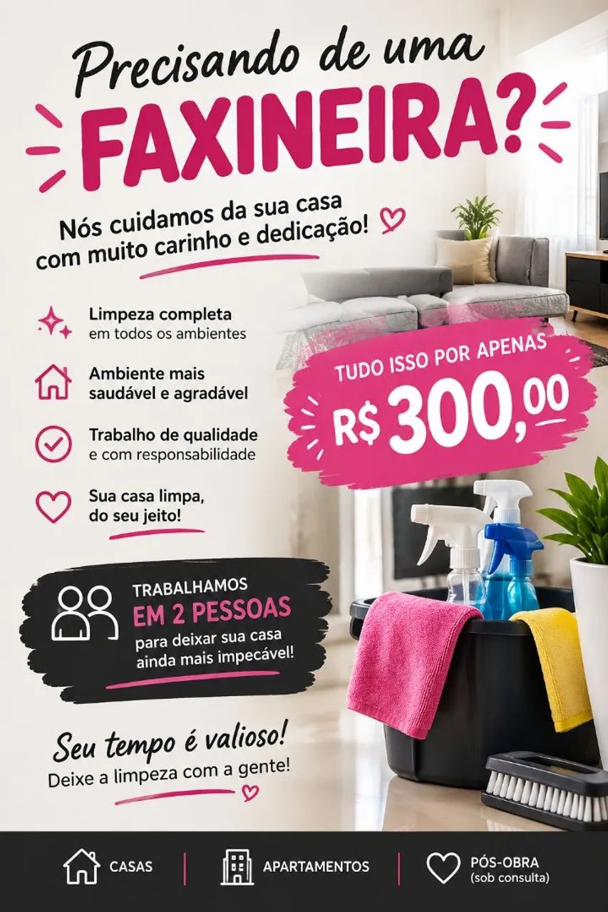 Faxina em 2