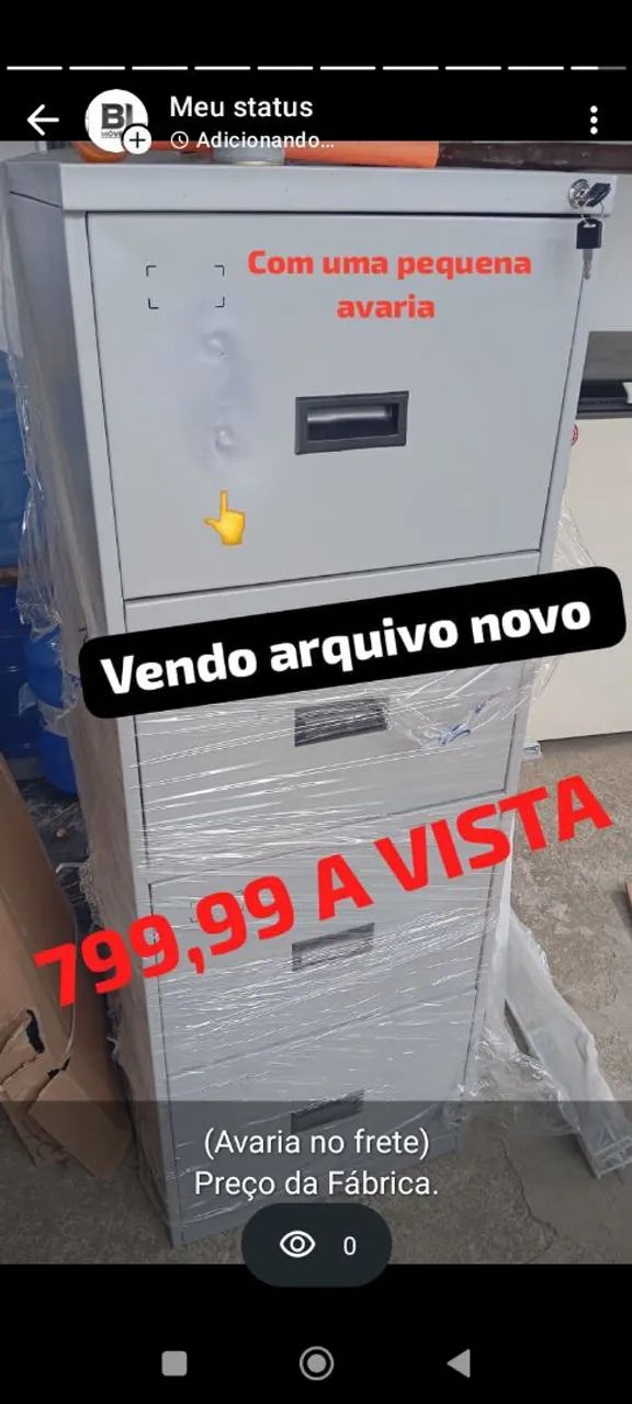 Arquivo de aço novo