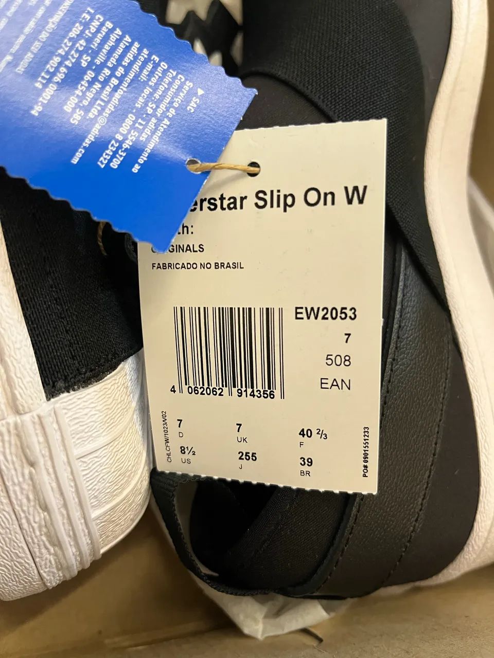 Adidas slip on novo 