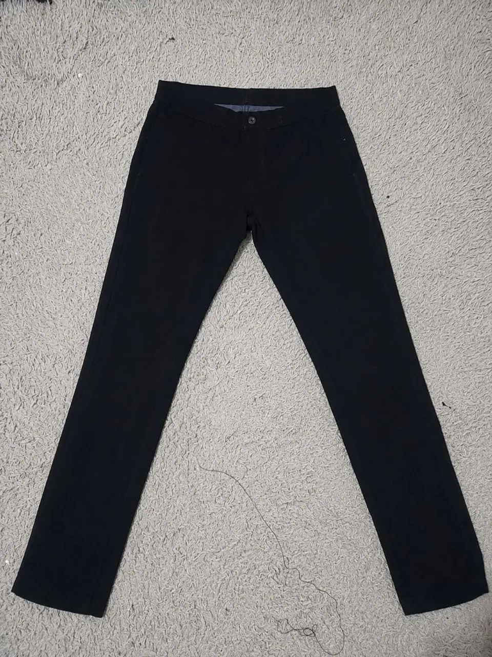 Calça Masculina Cinza Slim 98% Algodão     2% Elastano - Foto 2