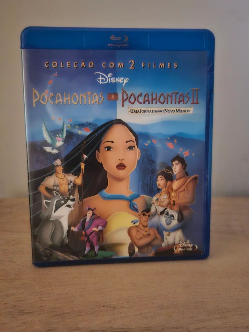 Pocahontas com 2 filmes 1 e 2 - Blu-ray - Disney 