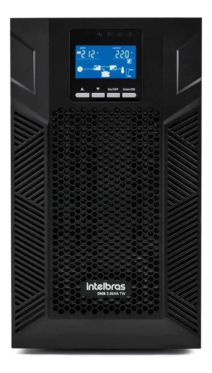 Nobreak Senoidal Intelbras Dnb 3.0 Kva Tw 220v 3000va 2700w Preto