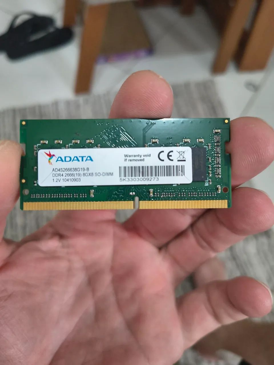 Memória AData 8GB DDR4 notebook 