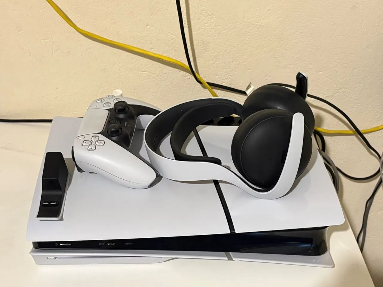 PS5 Slim + Leitor de Disco + DualSense Edge + PULSE 3D - Foto 5