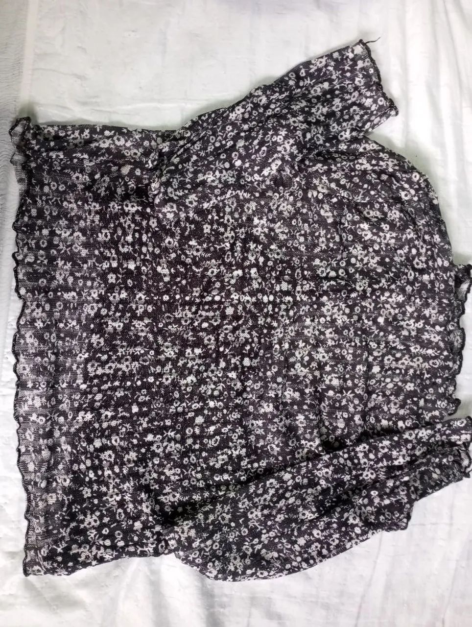 Blusa de Tule Floral - Foto 2