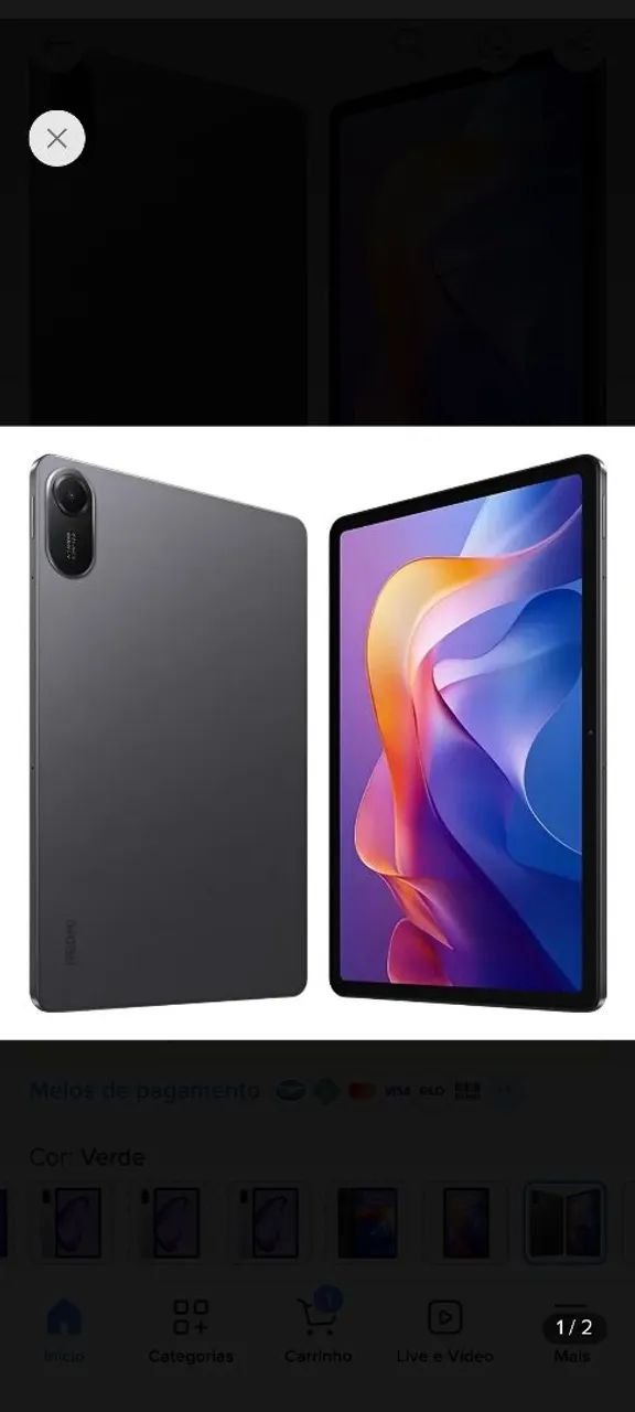 Tablet Redmi Pad 2+Smart pen Redmi+ Capa protetora 