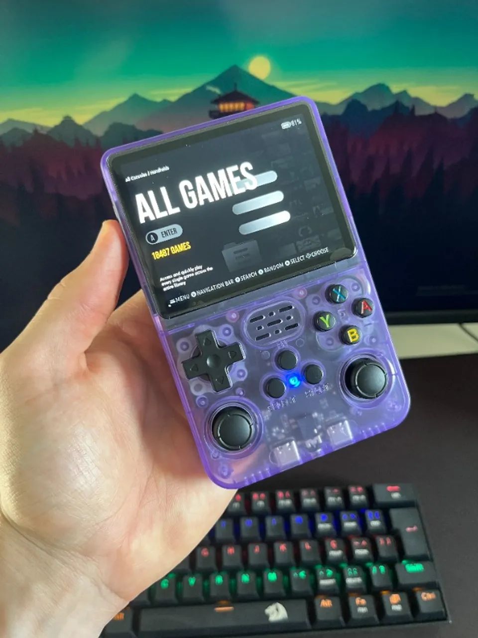 R36s Videogame Portátil com Entrega Rápida! - Foto 5