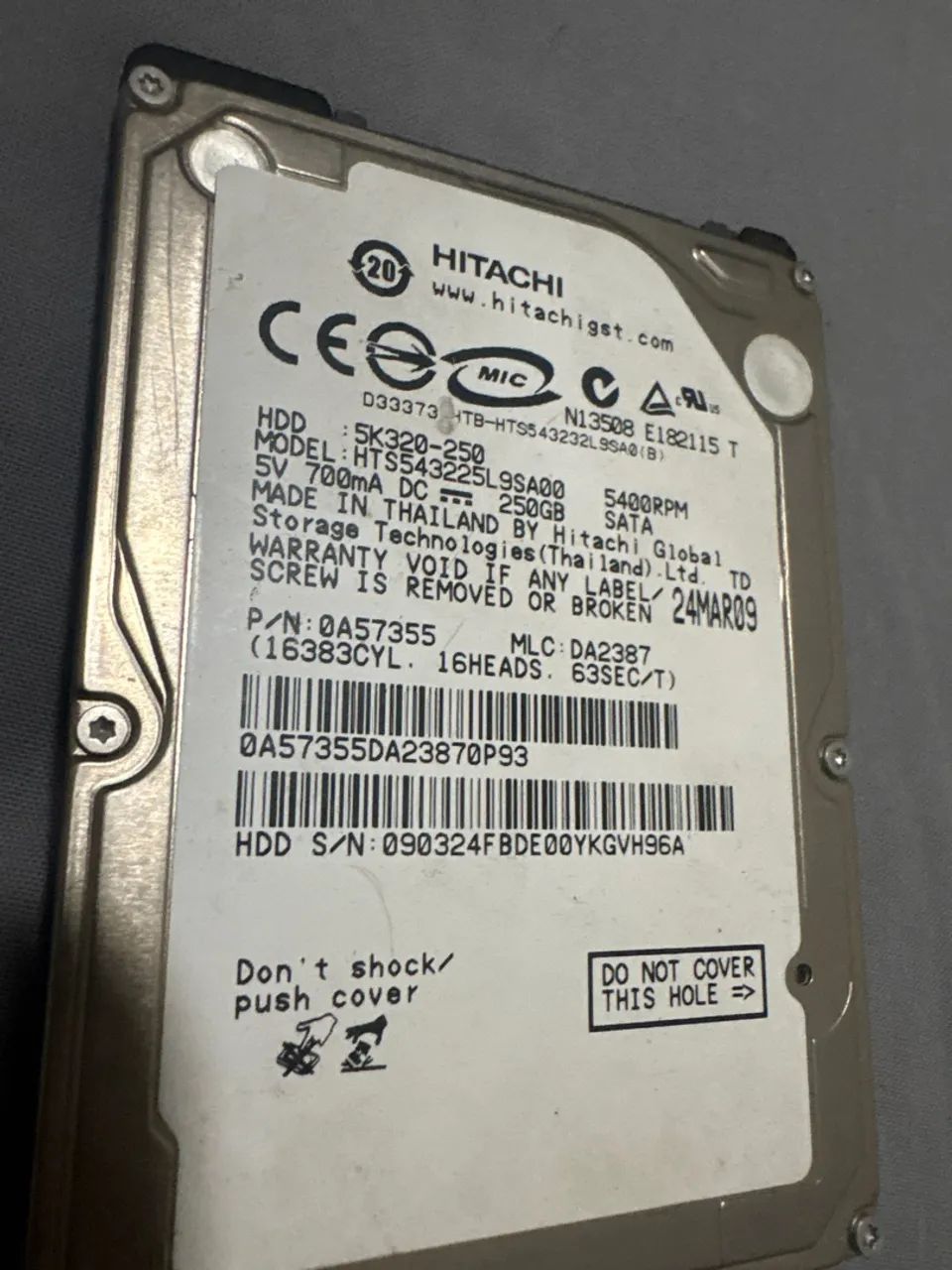 Lote 3 HDs - 2x 1TB + 250GB - Notebook e PC - Foto 4
