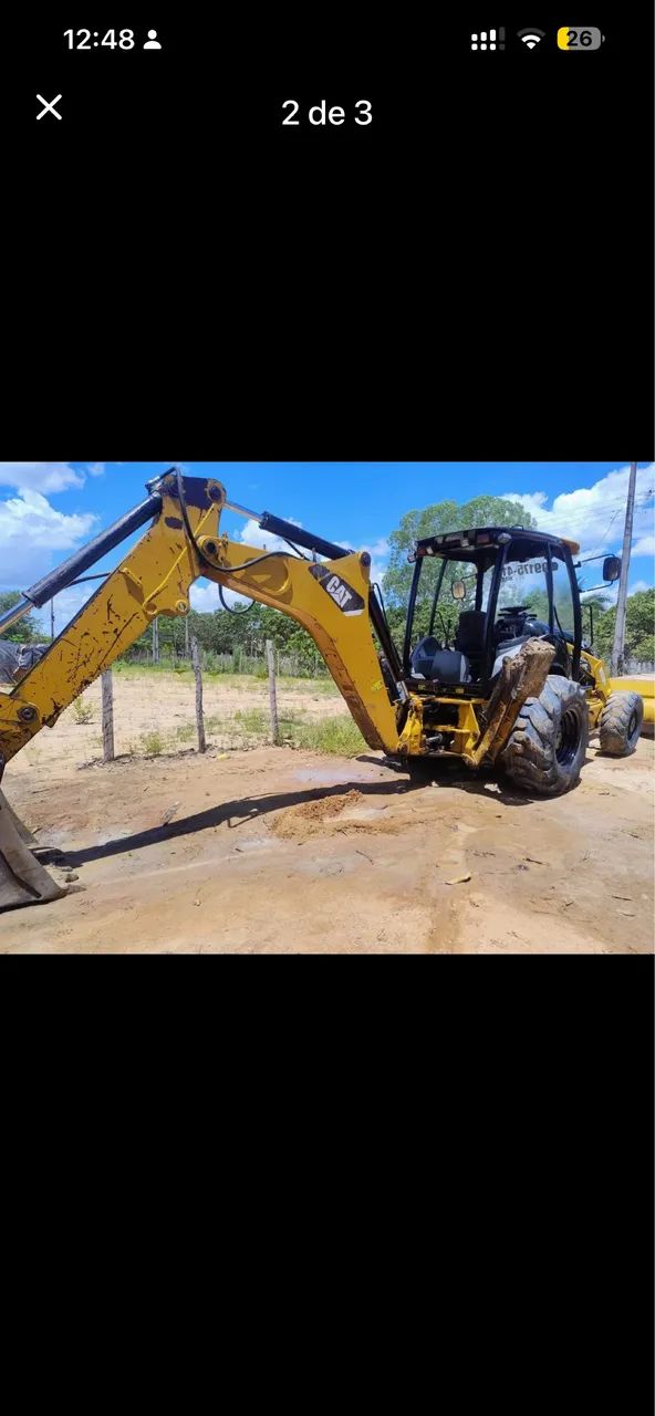 Retroescavadeira caterpillar 416E - Foto 2