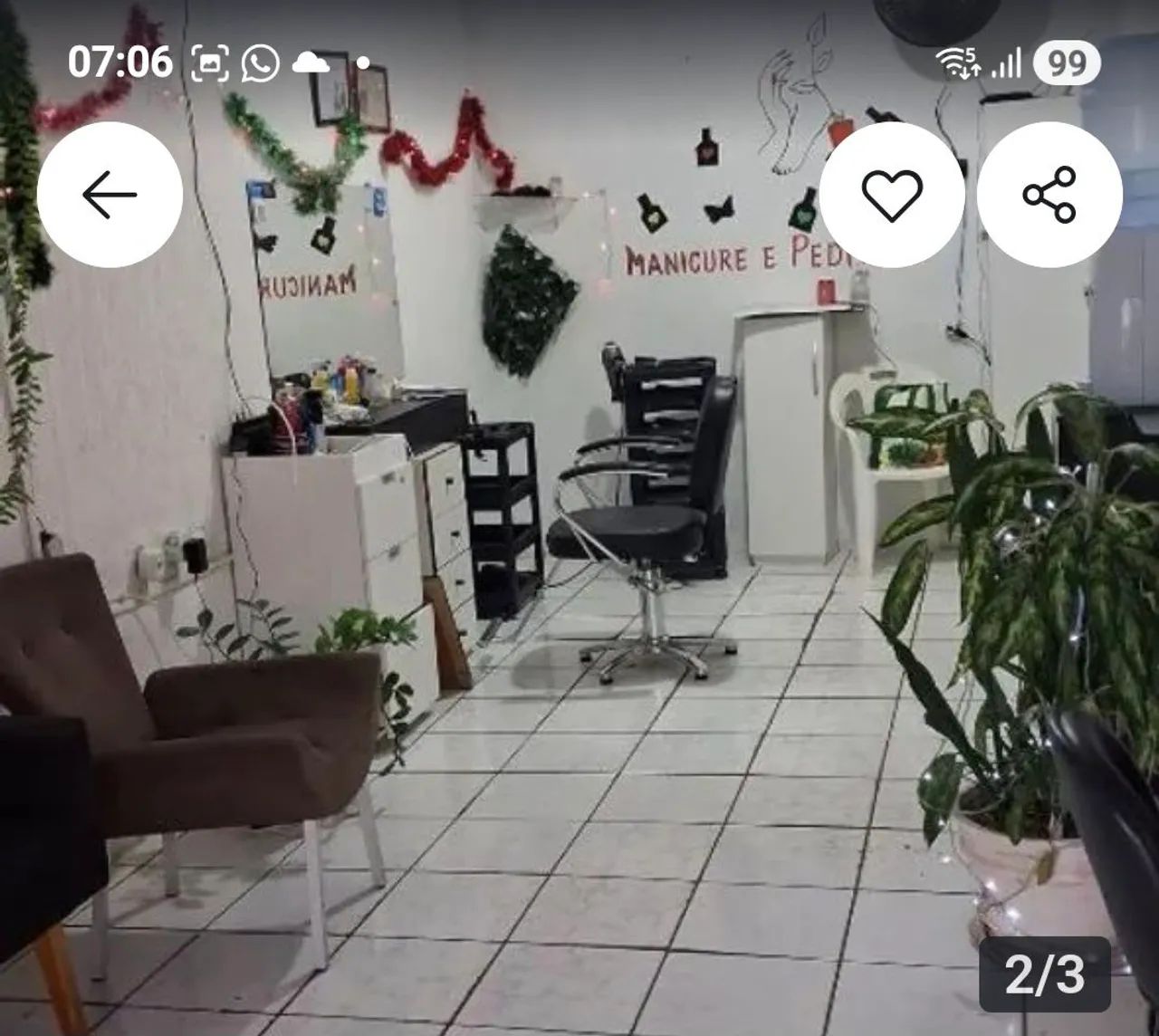 Alugo salão 