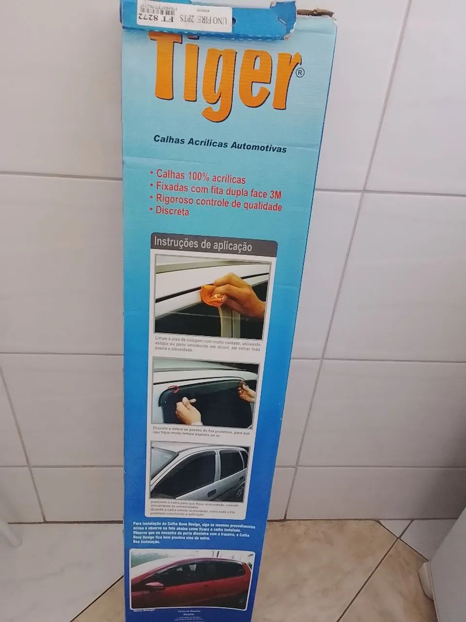 Calha acrílica Uno Fire 2 portas 