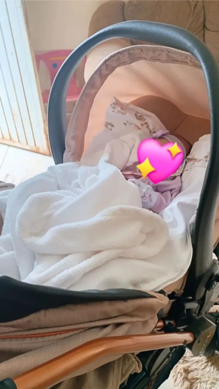 Carrinho+Bebê conforto 