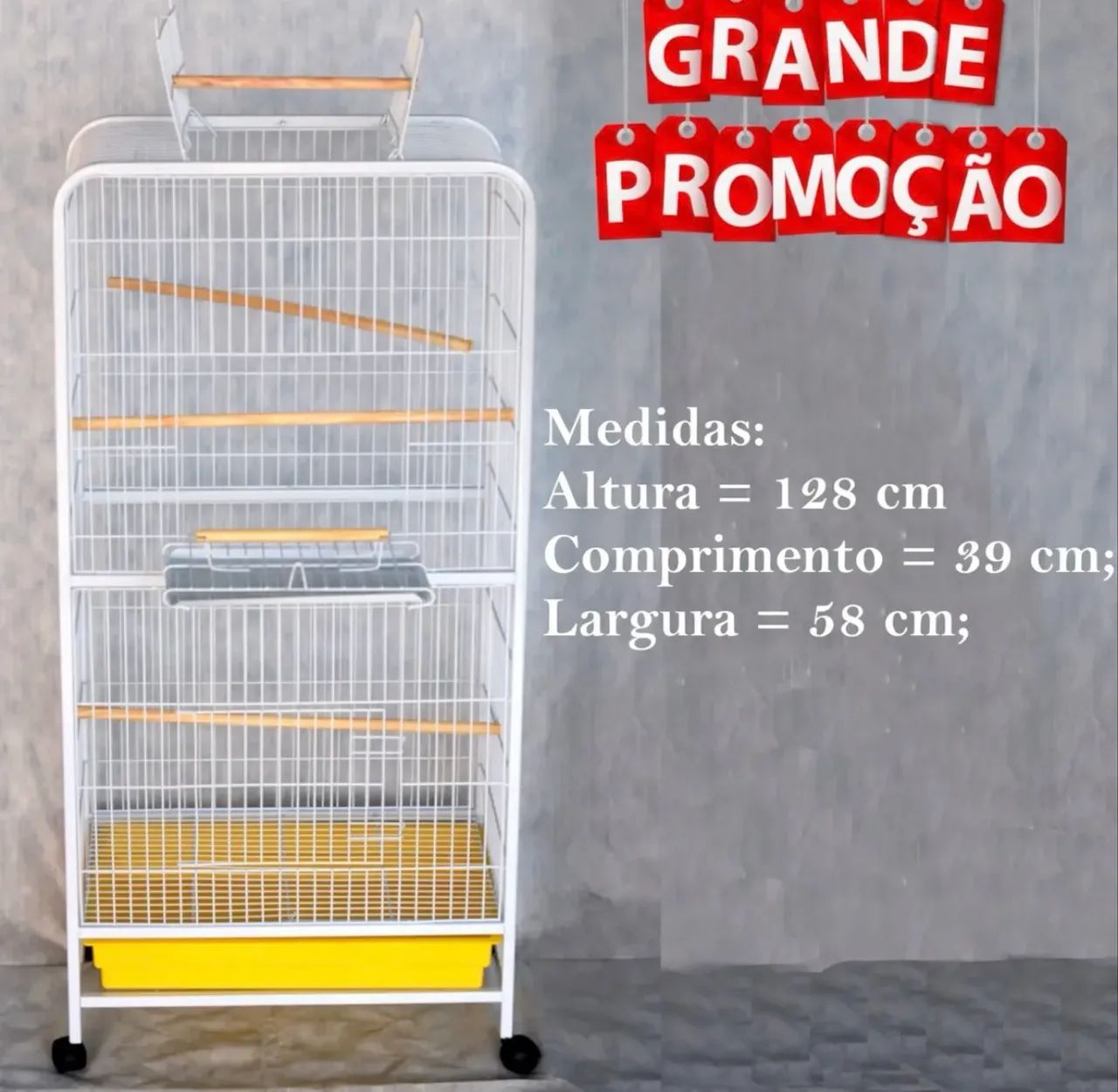 Vendo 2 gaiola.    500rs