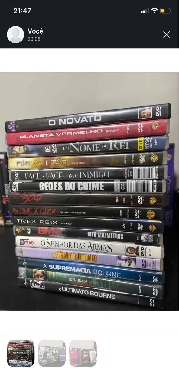 Lote dvd 