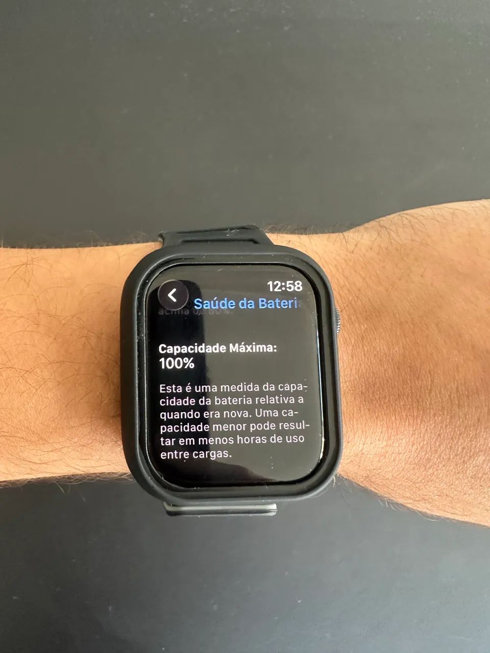 Apple Watch S8 - Bateria 100%