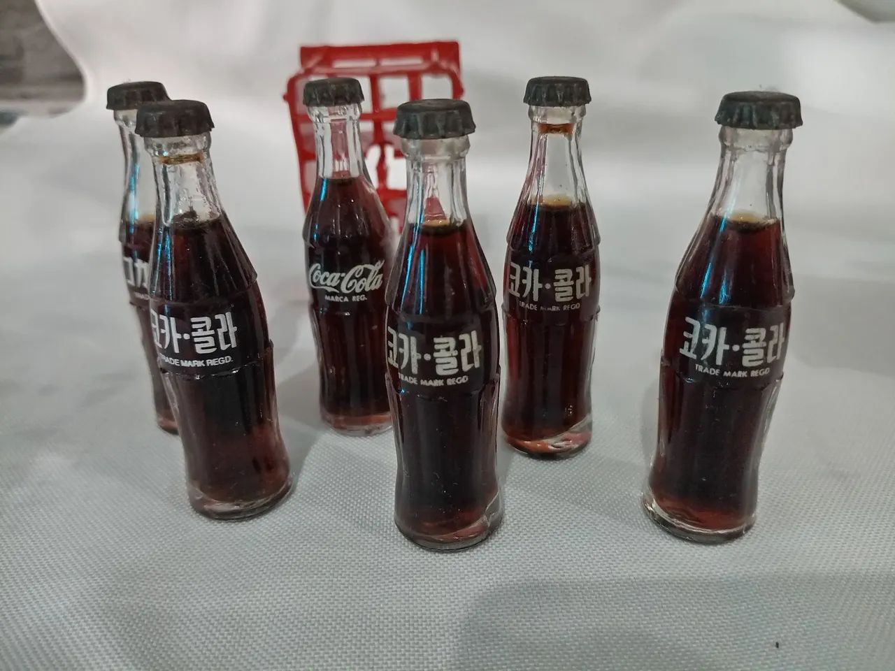 Miniaturas de garrafinhas COCA-COLA década de 1980  - Foto 4