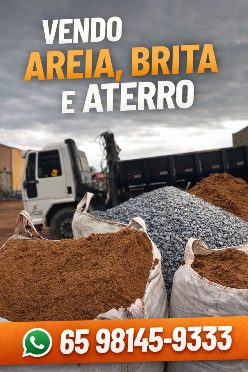 ? BIG BAG de Areia Brita e Aterro? ?
