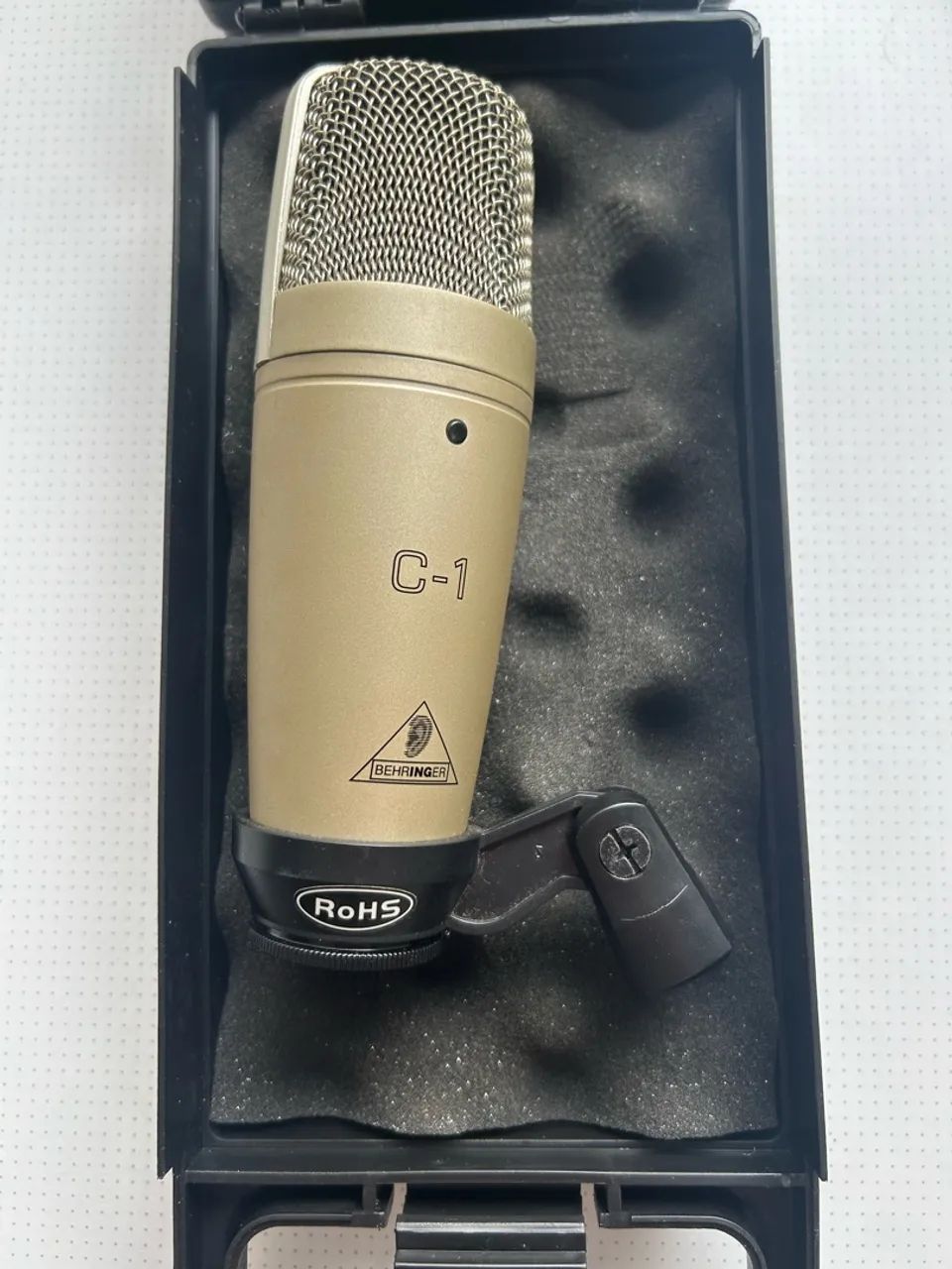 MICROFONE CONDENSADOR BEHRINGER C-1 - NUNCA USADO - Foto 2