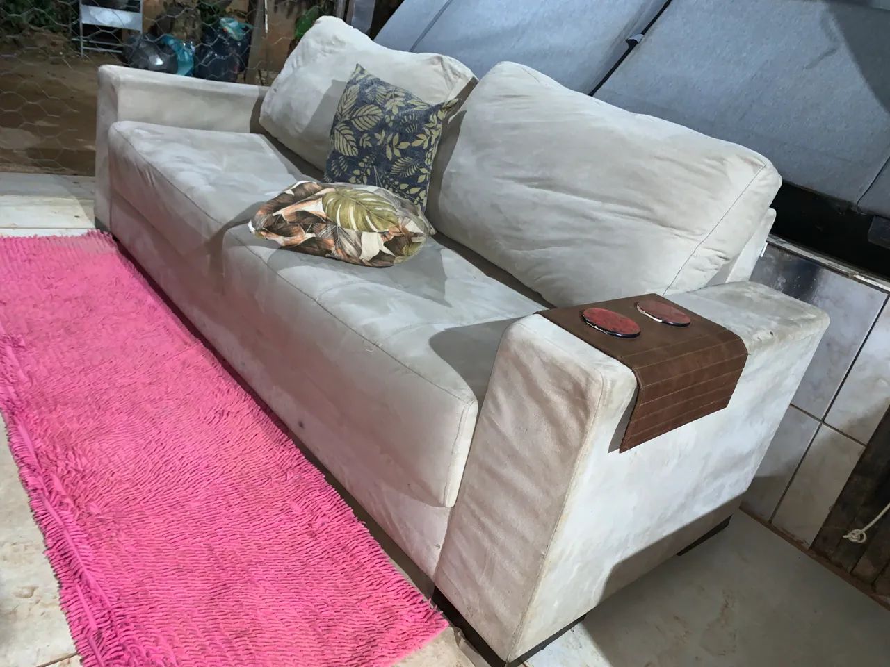 Sofá aveludado top  - Foto 4