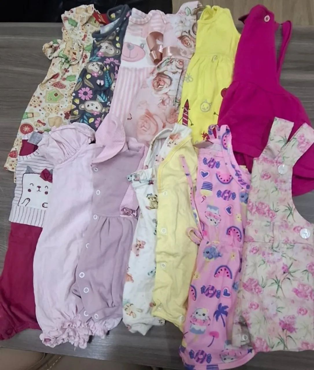 Lote de bebê menina P M G - Foto 3