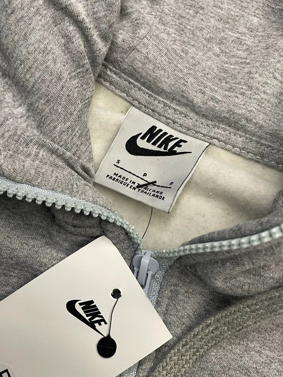 Moletom Nike Club Cinza 2 Faixa - Foto 2
