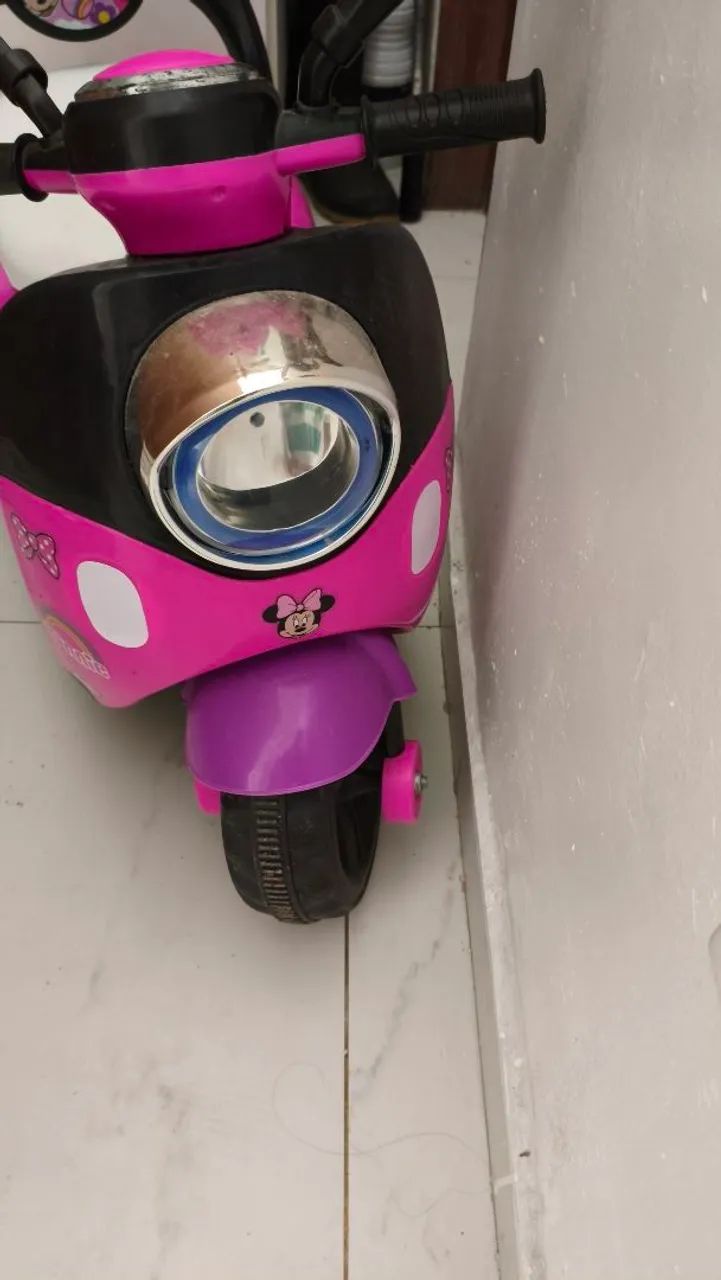 Moto elétrica infantil Minnie  - Foto 4