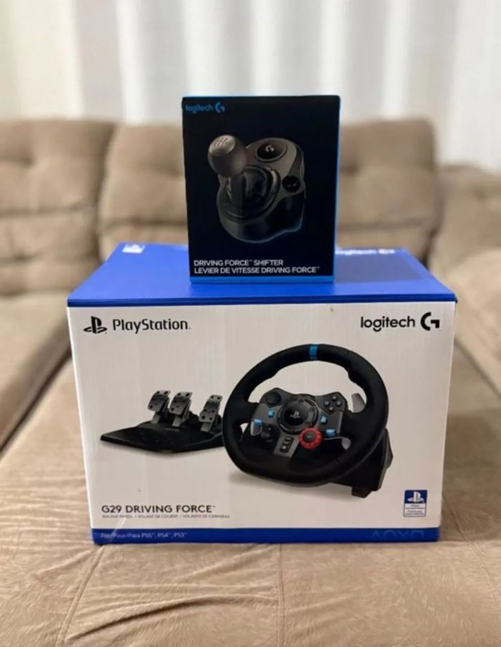 Volante G29 Logitech + Câmbio + Macha