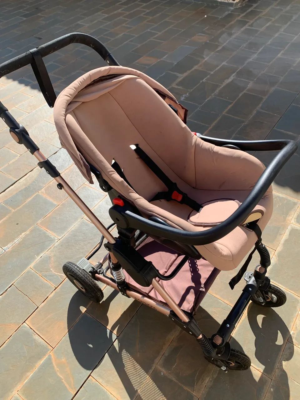Carrinho de bebê 3 em 1 - Foto 2
