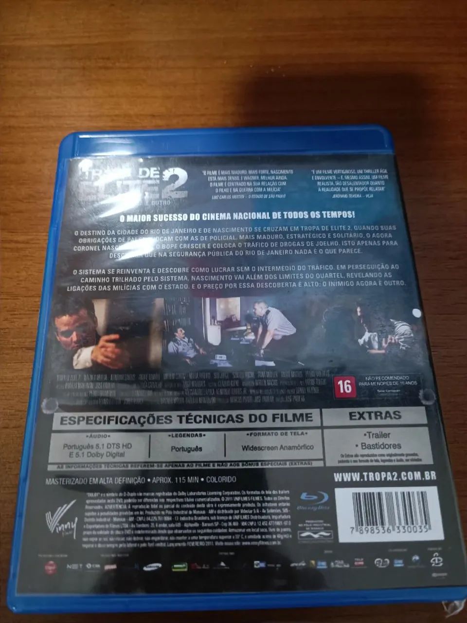 Blu-ray tropa de elite 2 original - Foto 2