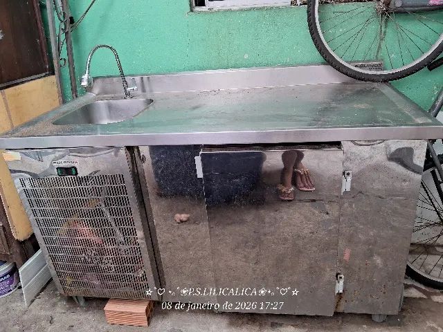 Frizer com pia em inox  - Foto 4