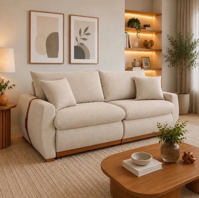 Sofá Cama Retrátil Aveline 230 cm