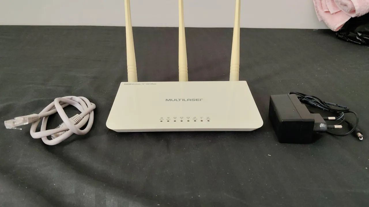 Roteador Multilaser R163 300mbps 3 Antenas (usado) - Foto 5
