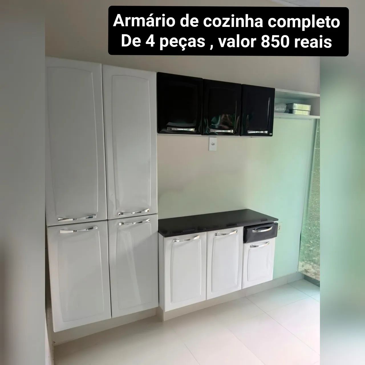 Armário de cozinha completo 