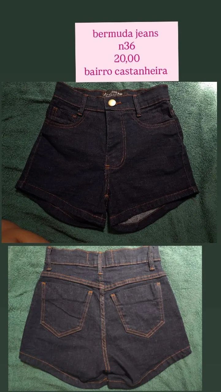 bermudas jeans n36