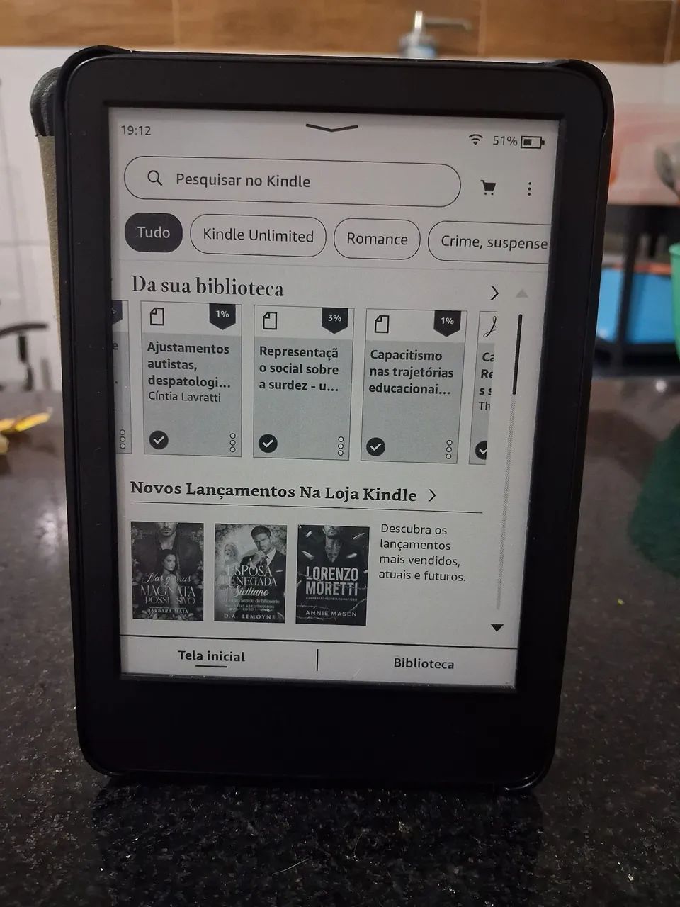 Kindle 11ª geração com capa - Foto 3