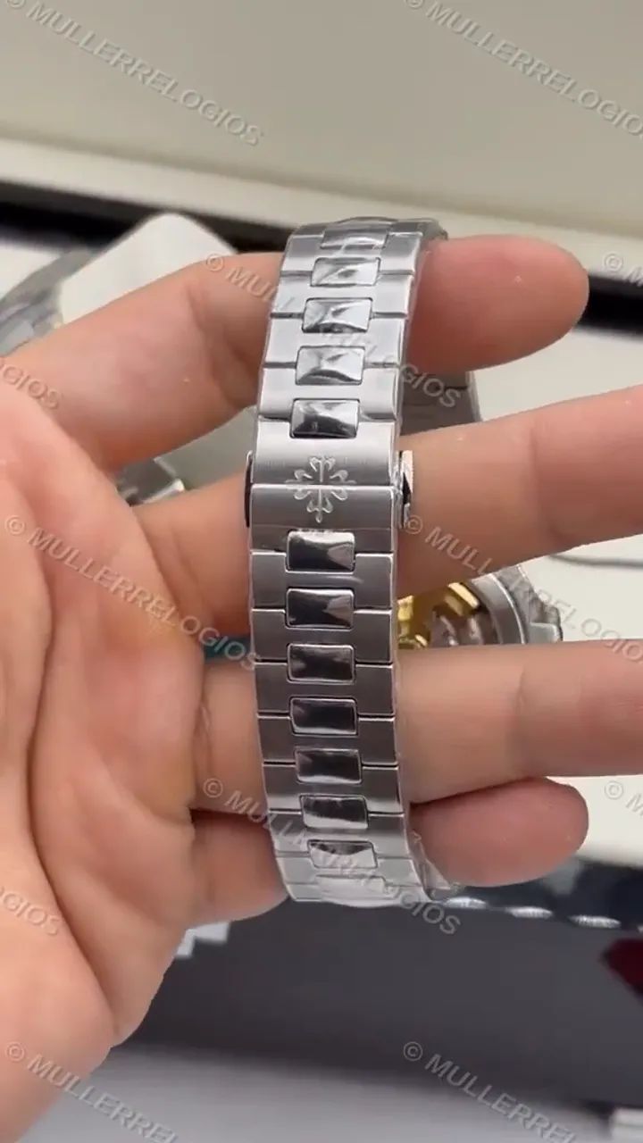 Relógio Patek Automático Clone Base ETA + Caixa Completa - Foto 4