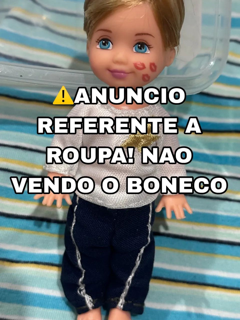 Boneca barbie tommy kelly chelsea roupa artesanal fashion avenue ken - Foto 2