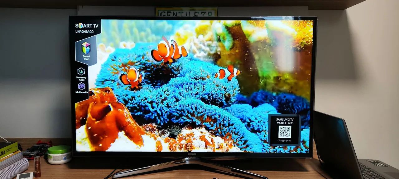 TV LED Samsung 40" c/ óculos 3D