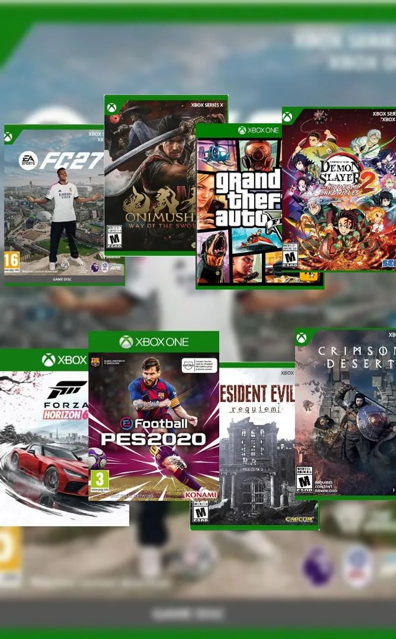 Jogos Xbox one e séries 
