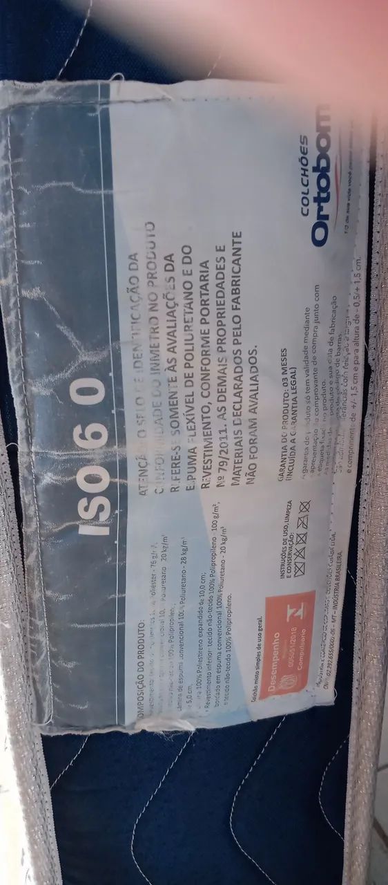 Vendo 2 colchões de solteiro Ortobom  - Foto 2