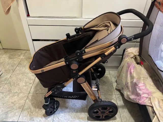 Carrinho de bebê moisés luxo  - Foto 4