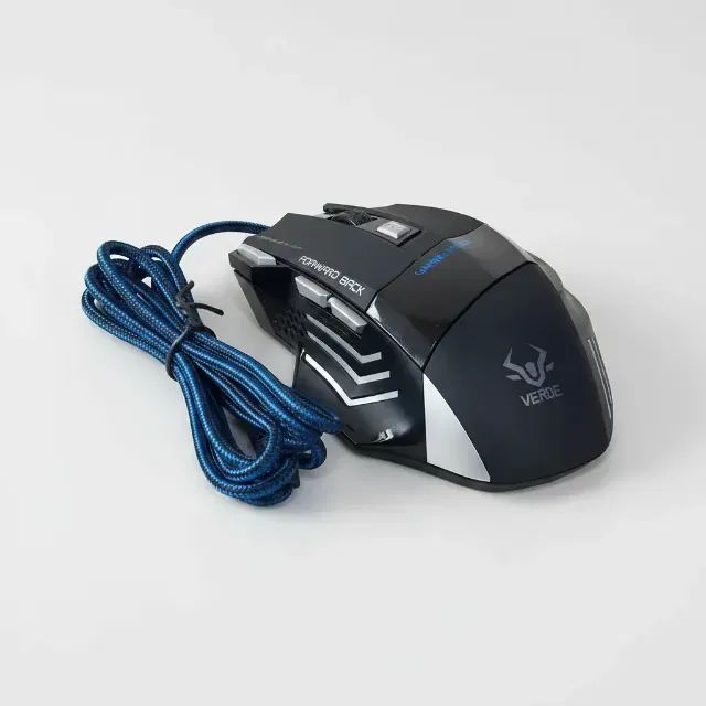 Mouse Gamer com Fio USB RGB 3200DPI X7