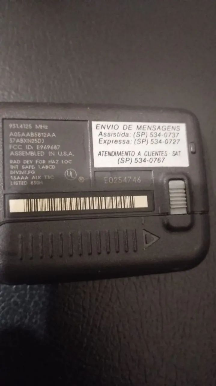 Bip Pager Motorola Com Capinha e Clip - Foto 2