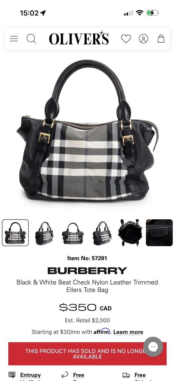 Bolsa Burberry Original  - Foto 2
