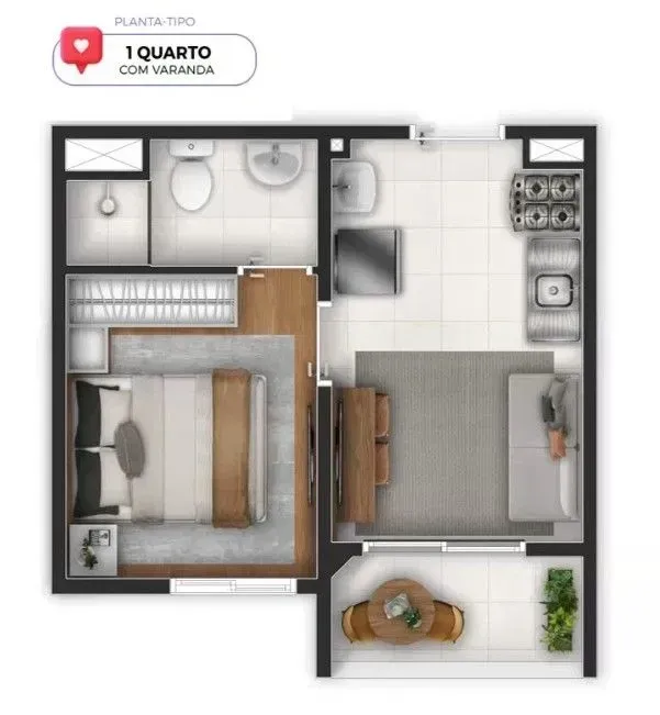 PLANTA 25m²