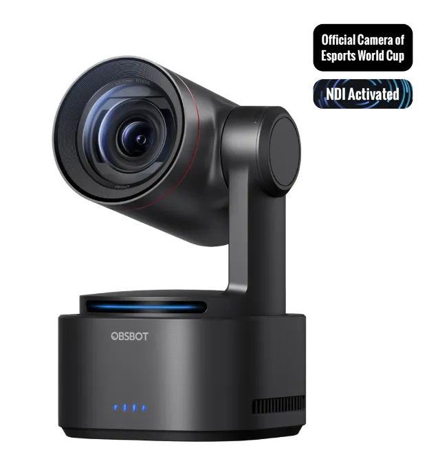 Câmera OBSBOT Tail 2 PTZR NDI 4K@60FPS com AI Tracking