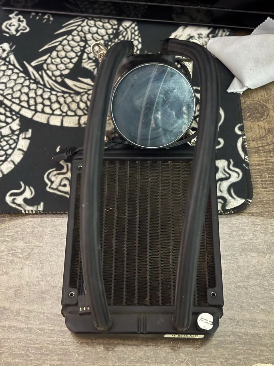 Kit I7 8700k 3,6Ghz + placa mãe + Whater Cooler Rise Led  - Foto 5